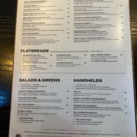 Menu 1  at Puttshack in Addison