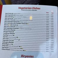 All but the paneer can be vegann  at Sunam in Kenilworth