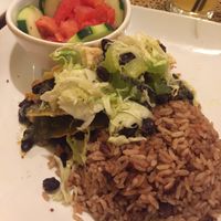 Black bean tacos with kiwi salsa. Highly recommend! at Evelyn and Olive - Delivery only in Memphis