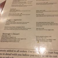 Half of the menu. They have several vegan options! at Evelyn and Olive - Delivery only in Memphis