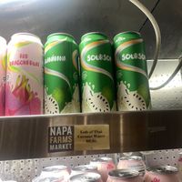 Yummy!!! 😋 Guanábana Drink Spotted - Today I Learned It’s Soursop Oops 🤭   at SFO - Napa Farms Market - T2 Gate D & International TG Gate G3 in San Francisco