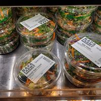 Prepared vegan salads, more than this available at SFO - Napa Farms Market - T2 Gate D & International TG Gate G3 in San Francisco