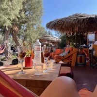 seating area  at Tranquilo in Santorini