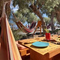 seating area   at Tranquilo in Santorini