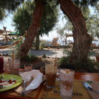 Vegan tower (from the right)  at Tranquilo in Santorini