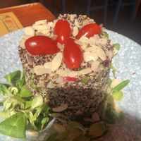 Quinoa salad at Tranquilo in Santorini