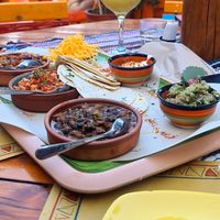 Vegan tacos at Tranquilo in Santorini