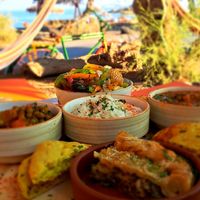 Vegan thali at Tranquilo in Santorini
