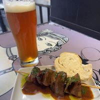 Brochetta veggie  at El Embaucador in Logrono