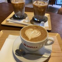 Almond Milk Latte  at NORR Coffee Roasters in Nara