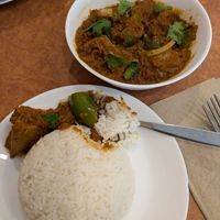 Ch*kn tikka masala with steamed rice 🍚🌾 at Ubuntu Eat in Phuket