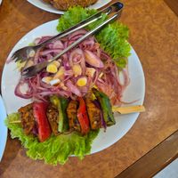 spicy onion salad at Ubuntu Eat in Phuket