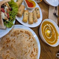 Spring rolls, Pita pocket, butter paneer at Ubuntu Eat in Phuket