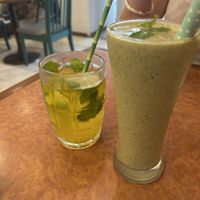 Health shake and tropical burst   at Ubuntu Eat in Phuket