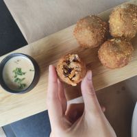 Haggis vegano at Restaurante Curral Do Marqués in Rianxo