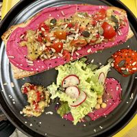 Veggie toastt  at Hippo Coffee in Konstanz