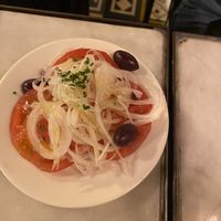 Tomato salad   at Restaurante Tantarantana in Barcelona