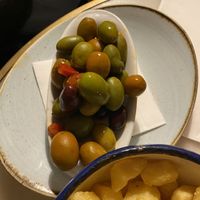 Olives   at Restaurante Tantarantana in Barcelona
