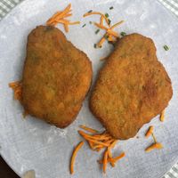 Gemüseschnitzel  at Restaurant & Weingut Kräuterbühl in Nuertingen