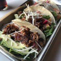 Vegan taco Tuesday! at Sprouts Cafe in Gastonia