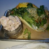 The special with the potato salad at Sprouts Cafe in Gastonia