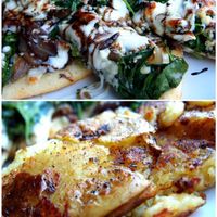  Caramelized Onion Gorgonzola & Spinach Pizza!  at Sprouts Cafe in Gastonia