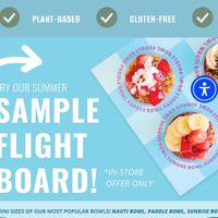 Great option for kids, or for friend to share  at Nautical Bowls in Geneva