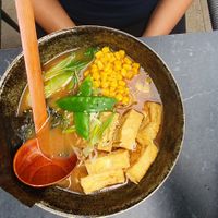 Ramen mit viiel Dosenmais at Noory in Hamburg