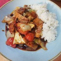 Vegan Prok Belly Dish at Kamala Vegan in Berlin