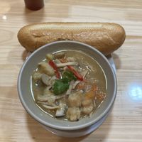 Banh mi stew  at Hem Vegan in Hanoi
