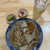 Vegan pho  at Hem Vegan in Hanoi