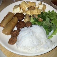 bun dau met nothing special  at Hem Vegan in Hanoi