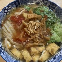 excellent rieu noodle  at Hem Vegan in Hanoi