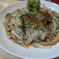 Fried Pho at Hem Vegan in Hanoi