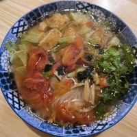 Noodle soup at Hem Vegan in Hanoi