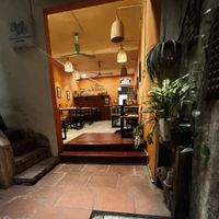 Have to walk down an alley then you’re there  at Hem Vegan in Hanoi