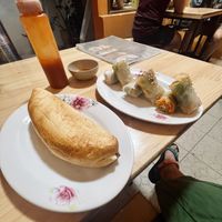 Ample seating and the hot sauce was good  at Hem Vegan in Hanoi