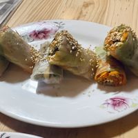 Spring rolls!  at Hem Vegan in Hanoi