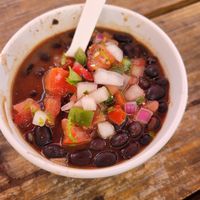 Black beans at Cargo Cantina in North Kansas City