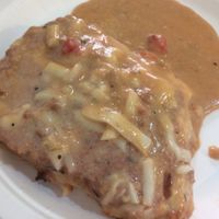 Lasagna. Frozen yuck. Tastes exactly how it looks. Looks nothing like the menu photo.  at Universo Vegano in Rome