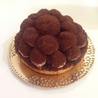 Tiramisu at Universo Vegano in Rome