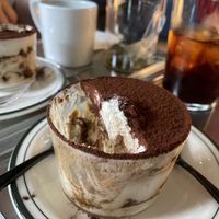 Tiramisu in the glass cup. Pretty good. Wish to have more coffee flavor though  at Leedorim - Gyeongbokgung Main Branch  - 경복궁 본점 in Seoul