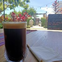 Iced coffee whilst enjoying the service at Agora Food Studio in Dili