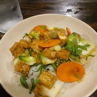 Tofu stir fry at VietKing in Newcastle