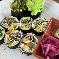RAW sushi   at ETHOS Wholefood Cafe & Shala in Koh Phangan