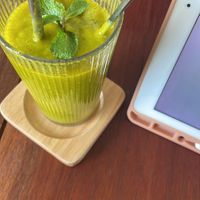 Kale mango smoothie   at ETHOS Wholefood Cafe & Shala in Koh Phangan