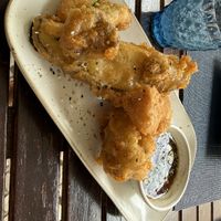Veg tempura  at Mizu in Ericeira