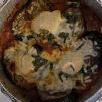 Vegan egg plant parm  at Wheat Penny Oven and Bar in Dayton