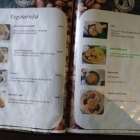 Vegan meny at Habesha in Gaevle