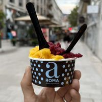Mango & berries  at aROMA Gelato in Rijeka